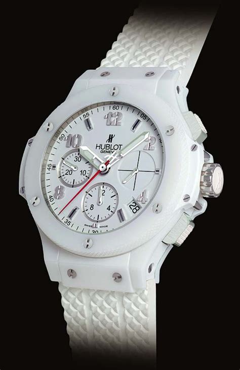 montre hublot blanche femme|montre Hublot prix.